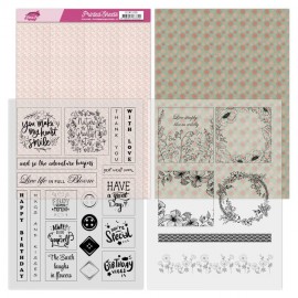Mica Sheets - Floral Pink by  Card Deco Color 