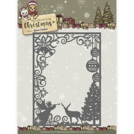 Scene Rectangle Frame - Celebrating Christmas - Cut and Emboss Die - Yvonne Creations